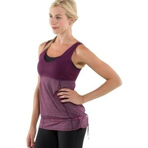 Lululemon Hustle & Bustle Tank Plum